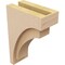 Ekena Millwork 5"W x 10"D x 15"H Classic Rivera Rough Cedar Woodgrain TimberThane Corbel, Primed Tan CORUR05X10X15RIVRCPR - alternate 6